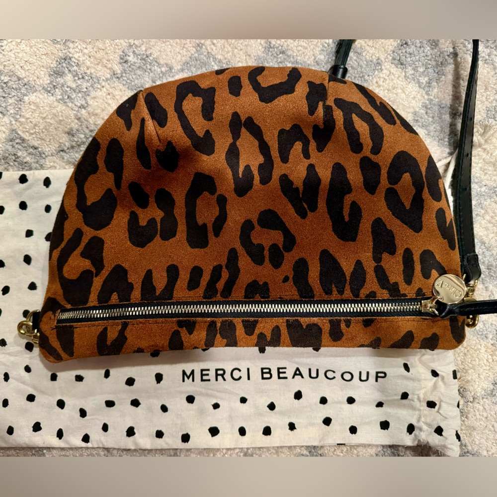 Clare V Grande Fanny-Leopard
